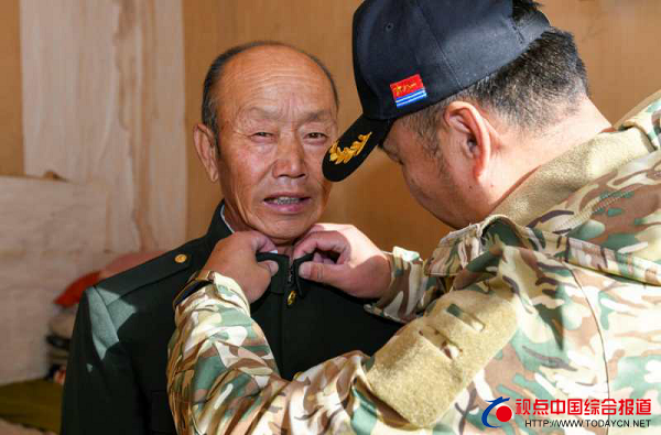 黑龙江：重阳敬老兵 情暖老兵心